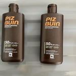 2X Piz Buin Moisturising Sun Lotion SPF50 200ml Brand: Piz Buin