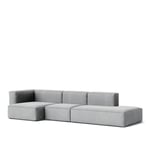 Mags Soft 3 Seater Combination 3 Left - Dark Grey Stitching - Cat.4 - Hallingdal 65 130