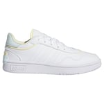 adidas Women's Hoops 3.0 SE Non-Football Low Shoes, Cloud White/Easy Yellow/Halo Mint, 4.5 UK