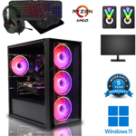 AMD Ryzen3 Quad Gaming PC Computer Bundle 32GB 120GB SSD 4.0Ghz Windows 11 FB