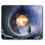 Computer Mouse Mat - Astronaut Space Alien Fantasy Art Office Gift #14060