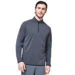 Oakley Mens Range Pullover 2.0 1/4 Zip Melange Golf Sweater 37% OFF RRP