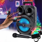 Enceinte Mobile KOOLSTAR 200W Appplication Smartphone Karaoké Autonome DJ SONO LED micro Bluetooth /USB - Bagues LED EN CADEAUX