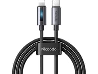 Mcdodo Ca-5710 Usb-C Till Lightning-Kabel Med 36W Blixtljus 1,2 M (Svart)