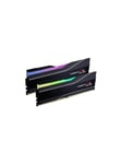 G.Skill Trident Z5 Neo RGB DDR5-6400 - 32GB - CL30 - Dual Channel (2 pcs) - AMD EXPO - Svart med RGB