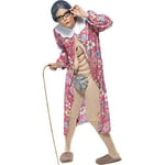 Smiffys Gravity Granny Costume, Patterned (Size M)