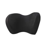 LSJVFK Car Headrest Neck Pillow for seat chair in auto cotton mesh cushion Fabric Cover soft Head rest travel support 1PC