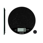 Salter Digital Kitchen Scale Easy Read LCD Display 8 KG Black Marble Effect