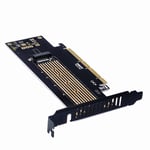 JEYI SK18 M clé M.2 NVMe SSD à PCIe carte adaptateur prise en charge PCI Express 3.0x4 2230 à 22110 taille M.2 SSD haute vitesse Riser carte