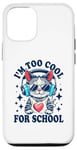 Coque pour iPhone 12/12 Pro Je suis trop cool pour l'école