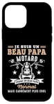 Coque pour iPhone 12 mini Motard Beau Papa Moto Humour idée Cadeau Motorcycle Retraite