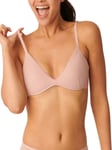 Sloggi Womens Ever Fresh Plus Bralette - Orange material_polyamide - Size Medium