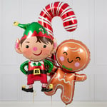 Boy Aluminum Film Elf Foil Balloons Kids Balloon Christmas Holiday Party Decor