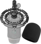 Blue Yeti X Suspension Antichoc En Alliage Avec Bonnette Mousse En Noir Réduisant La Vibration Pour Microphone Blue Yeti X Par