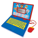 Lexibook, Paw Patrol, Bilingual Educational Laptop French/English, Children’s Toy with 124 Activities in Language, Writing, Mathematics, Logic, Music, and Games, Blue/Red, JC598PAi12