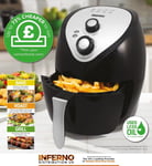 DAEWOO SDA1553 3.6 Litre Compact Oil Free Air Fryer *BRAND NEW 3 YEAR WARRANTY*