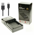 Ex-Pro AHDBT-501 LCD USB Battery Charger for GoPro Hero 5 6 7