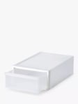 Like-it Stacking Plastic Storage Drawer, H16cm, Clear