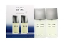 ISSEY MIYAKE L'EAU D'ISSEY POUR HOMME GIFT SET 2 X 40ML EDT - MEN'S FOR HIM. NEW