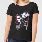 T-Shirt Femme Suicide Squad Harley Quinn et le Joker (DC Comics) - Noir - L