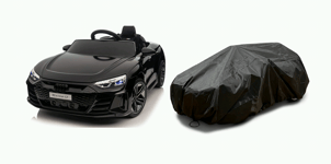 Azeno - Electric Car - Audi E-Tron + Cover - Black