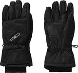 CMP - Gants de ski enfant en sergé, Noir, 6