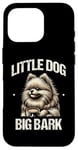 Coque pour iPhone 16 Pro Little Dog Big Bark Poméraniens Chien Poméranien