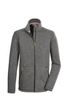 killtec Homme Veste à col montant/veste power stretch KOW 7 MN FLX JCKT, grey melange, L, 39682-000