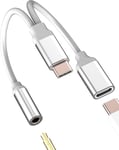 Adaptateur Usb C Vers 3.5Mm Jack Casque Prise Chargeur Ecouteur Pour Iphone 16 15 Compatible Avec Samsung Galaxy S22 S23 Ultra Pour Ipad Pour Apple Connecteur Audio Aux Type C Câbl[CAS312114]