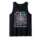 Motivational Astrology Design - Guided by Stars Tank Top