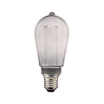 Xanlite - Ampoule LED déco Hologramme Edison au verre fumé, culot E27, 4W cons., 100 lumens, lumière blanc chaud - RFDHE200STSF