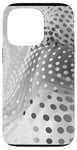 Coque pour iPhone 13 Pro Accessoire de protection contre les radiations Blanc à pois 5G