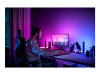 Philips Hue Play Gradient - Lysslynge - Led - 15 W - Flerfarget/Hvitt Lys - 90.5 Cm - Svart