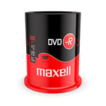 Maxell DVD-R 4.7 GB 16X 120 Min Video - Matt Silver (100 Disk Pack - Spindle)