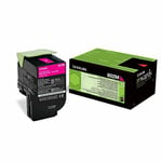 Lexmark 802m Return Program Toner Cartridge - Magenta