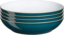 Greenwich Pasta Bowls Set of 4 - 22cm Ceramic - Dishwasher, Oven, Microwave Safe