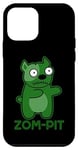 Coque pour iPhone 12 mini Zom Pit Funny Zombie Pitbull Jeu de mots