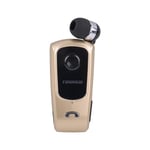 écouteur sans fil Bluetooth Business Clip avec rappel de vibration d'appels, or