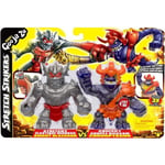 Duo de Figurines Strikers Blaz vs Corr 11cm - HERoeS OF GOO JIT ZU - Combat e...