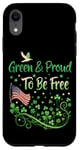 Coque pour iPhone XR Vert et fier d'être libre - Progressives de la Saint-Patrick