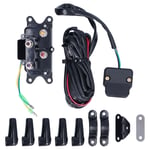 Kit de supports de montage de commutateur de contacteur de relais de sol&eacute;no&iuml;de de treuil 12V 250A pour ATV UTV