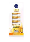 NIVEA Q10 Energy Glow Boosting Face Ampoules Serum with Vitamin C  7 Ampoules