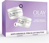 Olay Anti-Wrinkle Firm & Lift Giftset: SPF15 Day Face Cream 50ml + Night Cream 