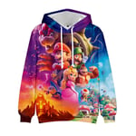 Super Mario Barn Hoodie Jacka Casual Långärmad Ytterkläder A 130cm