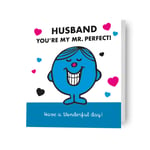 Husband Birthday Card Mr Men & Little Miss Mr Perfect Card Includes Envelope