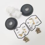 2-pack Förgasar-reparationssats för Kawasaki Vulcan 500 En500 En 500 1991-1995 Konfigurera Vakuummembran Nålventil Packning