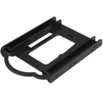 StarTech 2.5" HDD / SDD Mounting Bracket for 3.5" Drive Bay - Tool-less Installation - 2.5 Inch SSD HDD Adapter Bracket (BRACKET125PT) - uttagbar