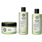 Maria Nila Structure Repair Trio Masque 250 ml, Conditioner 300 Shampoo 350 ml