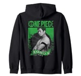 One Piece Zoro Etched Portrait Zip Hoodie