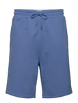 Hudson Script Sweat Short Bottoms Shorts Sweat Shorts Blue Penfield